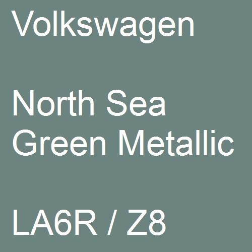 Volkswagen, North Sea Green Metallic, LA6R / Z8.